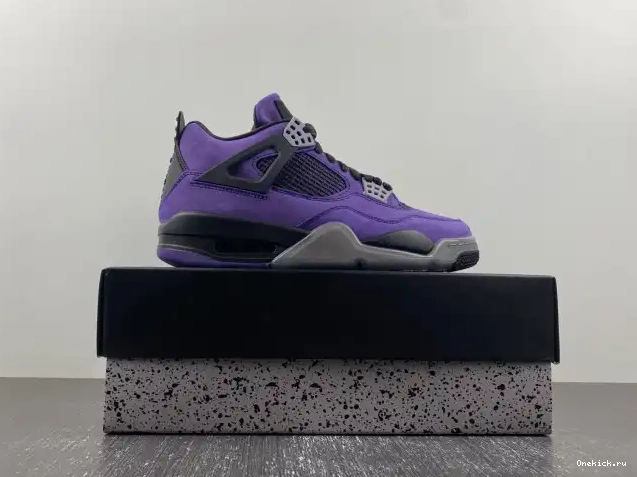 One Kick Scott Air Travis Jordan Suede Purple 4 x 0605